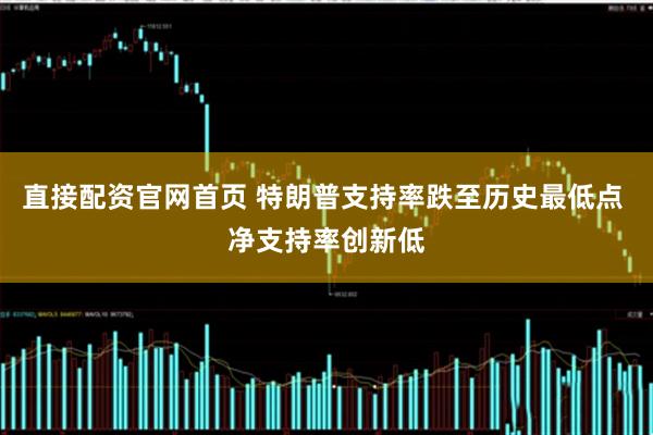 直接配资官网首页 特朗普支持率跌至历史最低点 净支持率创新低